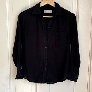 Everlane Black Cotton Buttondown Shirt